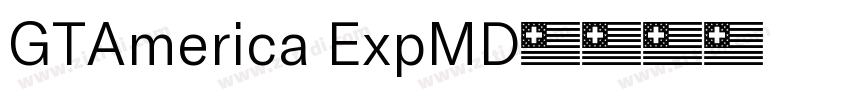 GTAmerica ExpMD字体转换